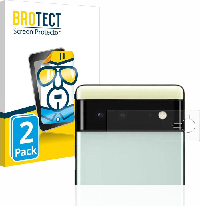 Actual product image BROTECT Screen Protector Clear (2 Piece, Google Pixel 6)