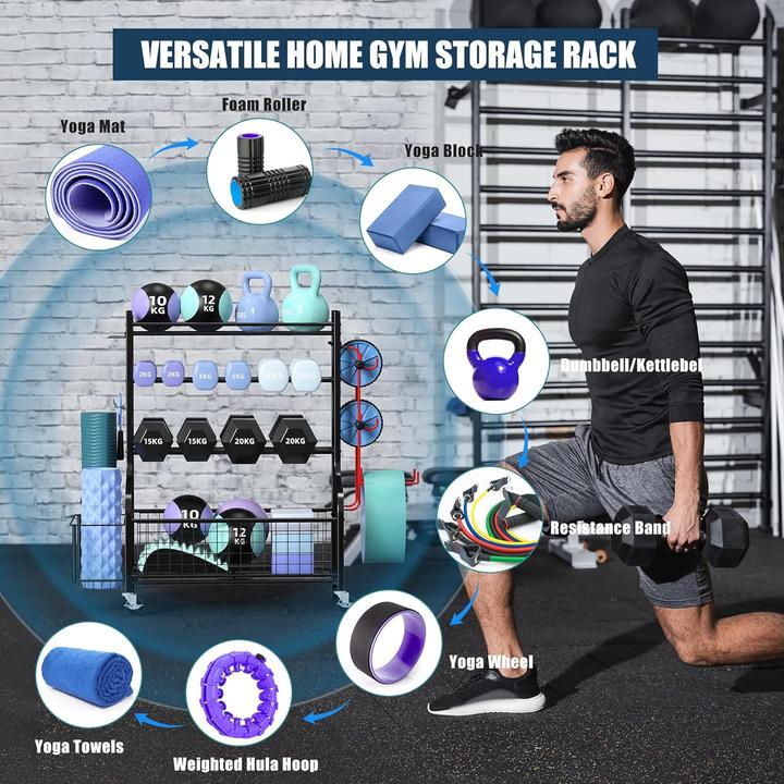 Image du produit Zachvo Aufbewahrungsregal für Gym-Equipment