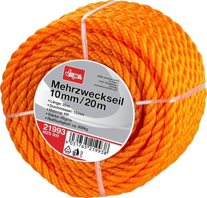 Image du produit Dema Corde à usage multiple 10mm/20m MZS 600 (20 m)