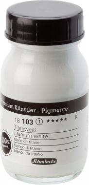 Schmincke Pigment titanium white (Titanium white, 100 ml)