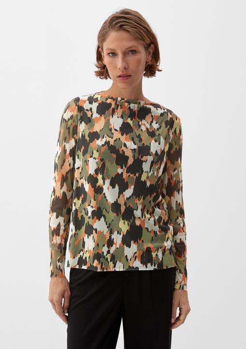 Immagine prodotto s.Oliver T-Shirt Blusenshirt mit Alloverprint (46)