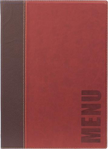 Actual product image Securit Menu card folder TRENDY, A4, wine red