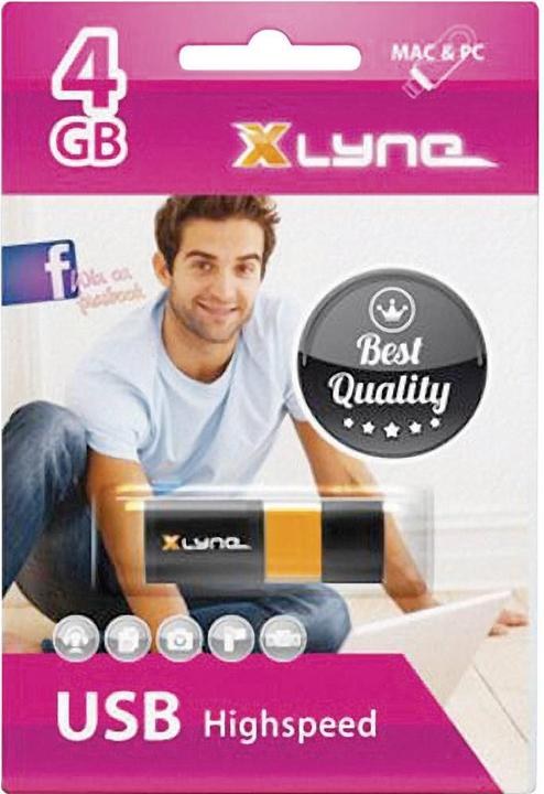 Image du produit Xlyne Vague à grande vitesse (4 Go, USB-A, USB 2.0)