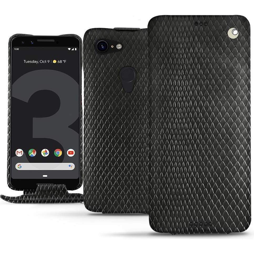 Noreve Lederschutzhülle vertikal (Google Pixel 3 XL), Smartphone Hülle, Schwarz