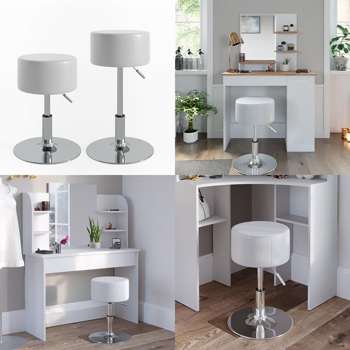 Immagine prodotto Vicco Sgabello Design, Bianco, 33 x 67 cm per toletta