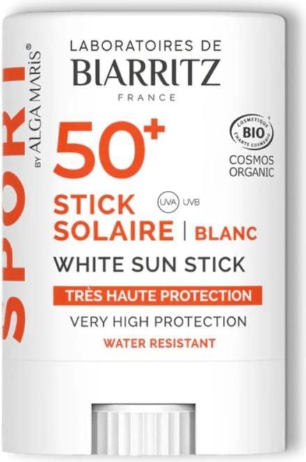 Actual product image Laboratoires de Biarritz ALGA MARIS sun stick white SPF50+ 12g (Sun stick, SPF 50+, 12 g)