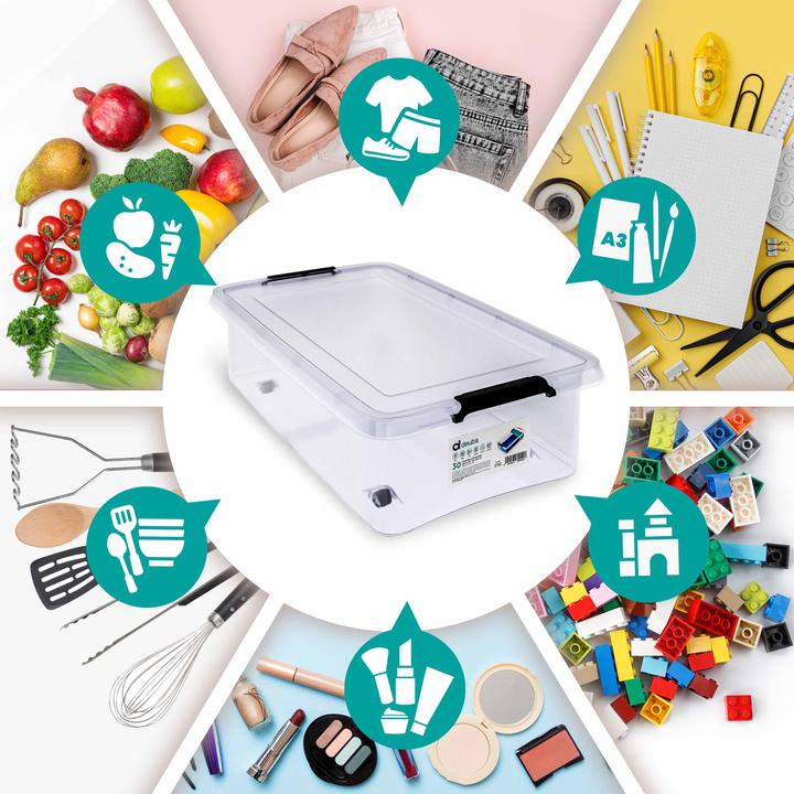 Immagine prodotto Deuba Aufbewahrungsbox (60 x 40 x 17 cm, 30 l)