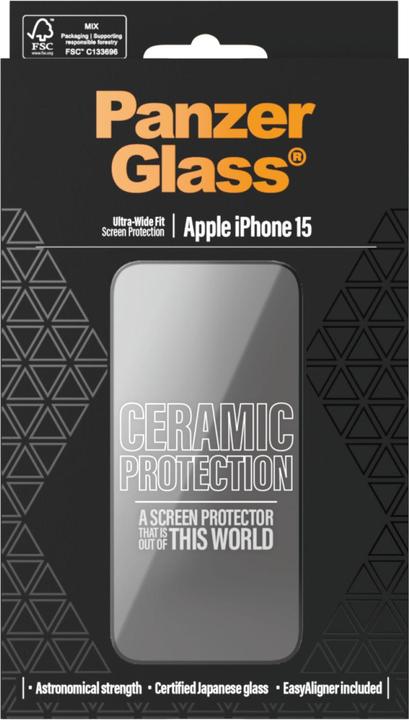 Image du produit PanzerGlass Ceramic Protection (1 pcs, Apple iPhone 15)