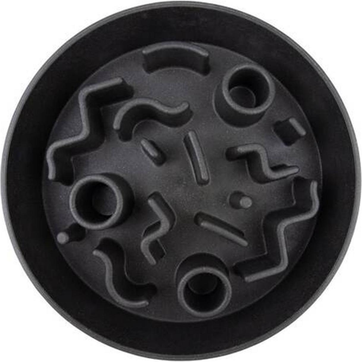 Thumbnail - District 70 Bambusnapf Bamboo Dog Slow Feeder Ø 28 cm, Dunkel-Grau (2.50 l), Futternapf