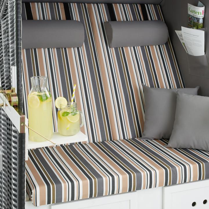 Produktbild tectake Strandkorb inkl. Schutzhülle