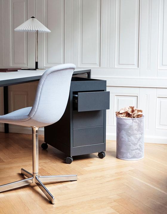 Produktbild HAY - Perforated Bin H44 cm - Light Grey