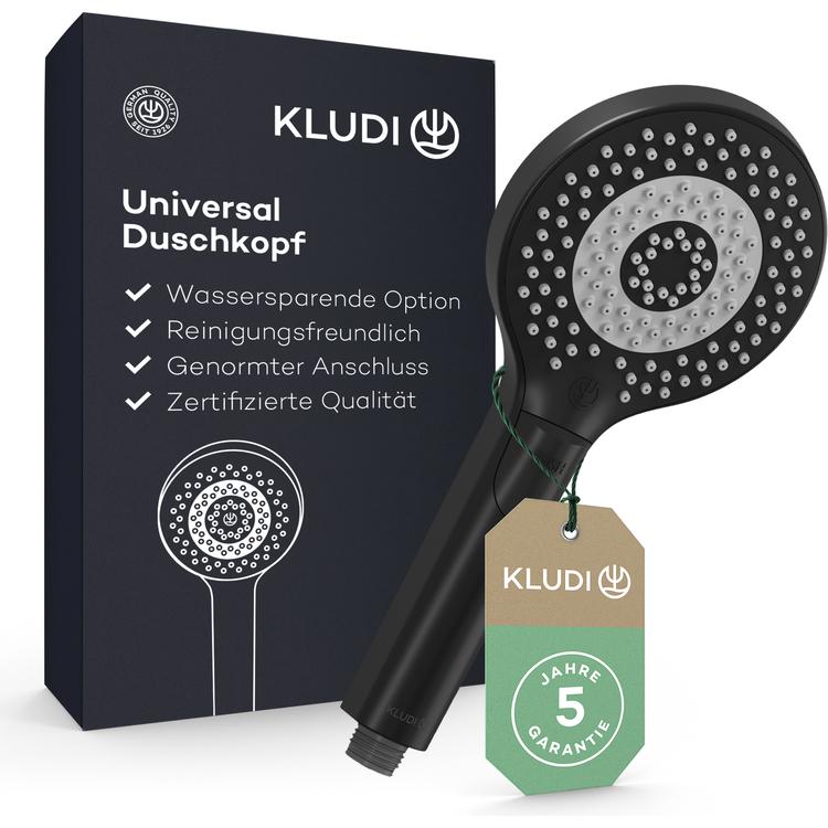 Kludi, Duschbrause, X3 Duschkopf (3 Strahlarten, 15 l/min)
