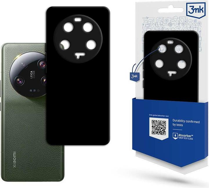 Actual product image 3MK Matt Case Xiaomi 13 Ultra 5G czarny/black (Xiaomi 13 Ultra)