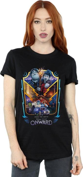 Immagine prodotto Disney Onward Group Crest Maglietta Ampia Donna (4XL)