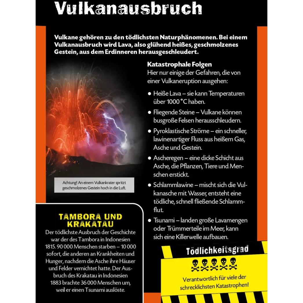 Thumbnail - Die 100 tödlichsten Dinge der Welt, Kinderbücher von Petra Bachmann, Anna Claybourne