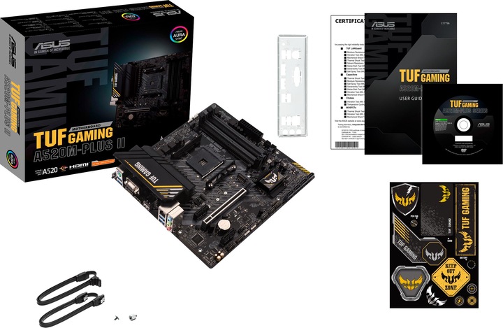 Produktbild ASUS TUF GAMING A520M-PLUS II (AM4, AMD A520, mATX)