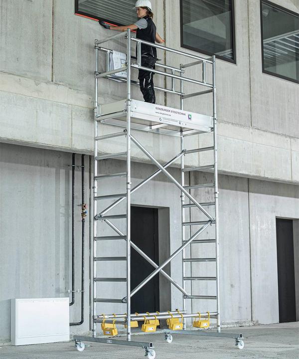 Produktbild Munk ML Standard-Rollgerüst 0,75 x 1,80 m Plattformhöhe 2,20 m (Gerüst, 75 cm)