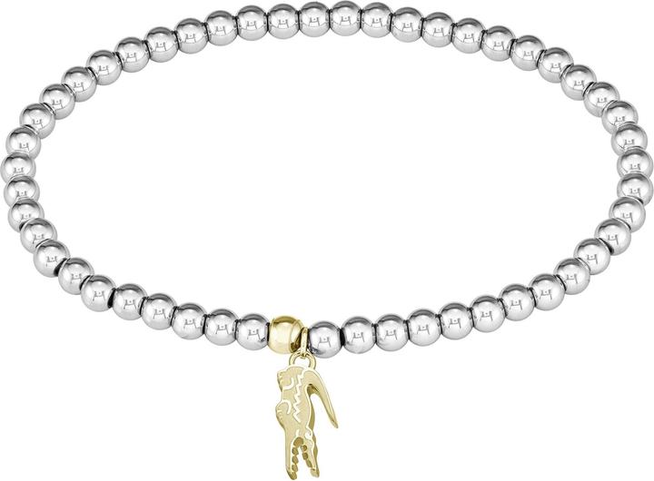 Immagine prodotto Lacoste Bracciale con perline in acciaio Orbe 2040332 (18 cm, Acciaio inossidabile)
