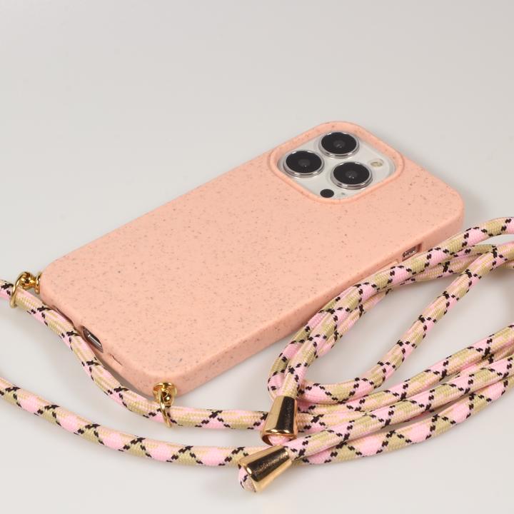 Produktbild PhoneLook Hülle Bio Eco-Friendly Vegan mit Handykette Necklace (Apple iPhone 13 Pro)
