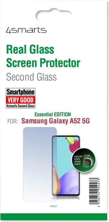 Produktbild 4smarts Second Glass Essential (4 Stück, Samsung Galaxy A52, Samsung Galaxy A52 5G)