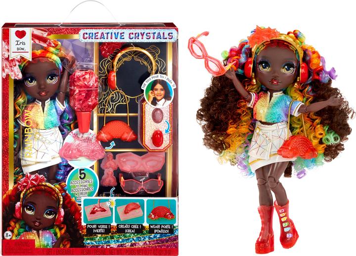 Actual product image Nobrand Rainbow High Crystal Fashion Doll Rainbow