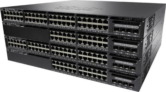 Cisco Katalysator 3650, 48 poort (48 Havens)