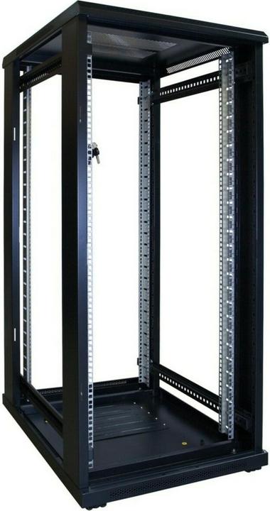 Produktbild Dsit 27 HE 19” Serverschrank, mit perforierter Fronttür (BxTxH) 600 x 800 x 1400mm (27 HE, 19 Zoll Rack)