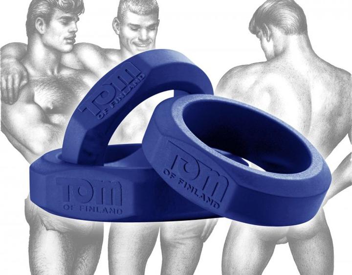 Actual product image Tom of Finland Penis ring set (3.80 cm)