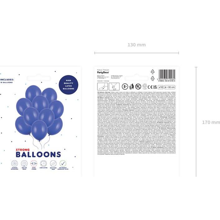 Thumbnail - Specialday Luftballons Königsblau 30cm (10St.)