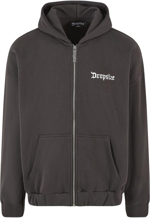 Produktbild Dropsize Super Heavy Oversize Blank Zip Hoodie - 124675 (M)