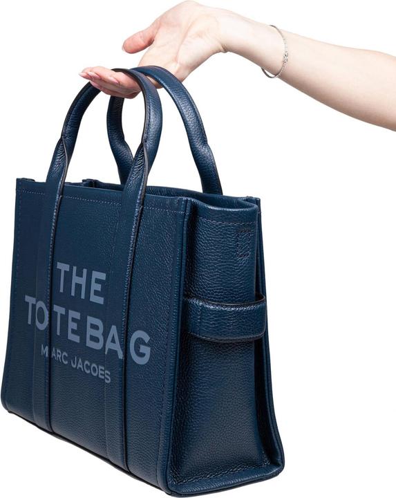 Produktbild Marc Jacobs medium tote bag in blue leather