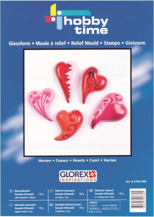 Image du produit hobbytime Moule Coeurs courbes