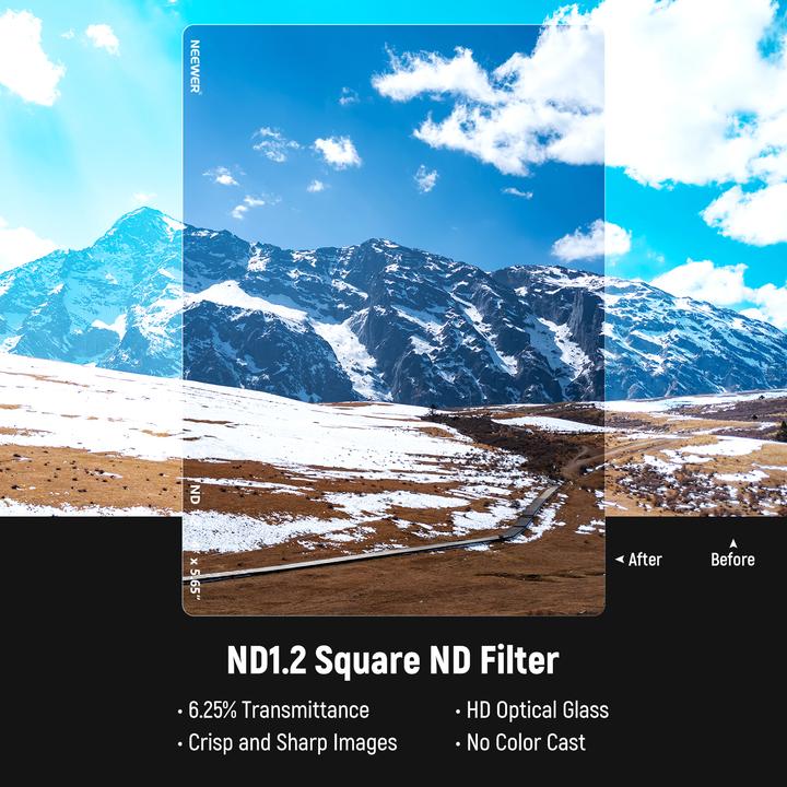 Actual product image Neewer ND1.2 (Neutral density filter, 143.50 mm)