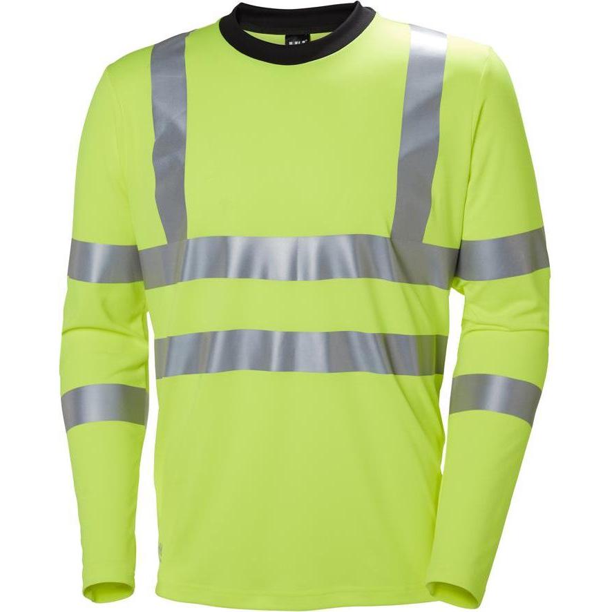 Helly Hansen Workwear, Arbeitsjacke, Šviesą atspindintys marškinėliai HELLY HANSEN Addvis T-Shirt, geltoni M (M)