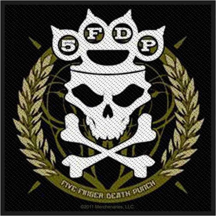 Immagine prodotto Five Finger Death Punch Tessuto Corona di Nocche Tasca a Toppa