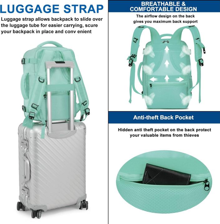 Produktbild Only-Bags.Store Handgepäck-Rucksack mit separatem Ein-Zoll-Computerfach (20 l)