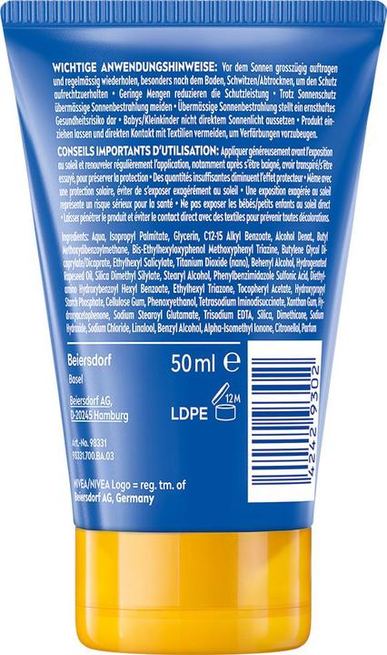Image du produit NIVEA Sun Protect & Moisture To Go (Crème solaire, SPF 30, 50 ml, 65 g)
