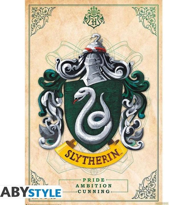 Image du produit ABYstyle Poster Harry Potter : Slytherin (91.5x61) (ax2) (91,5 x 61 cm)