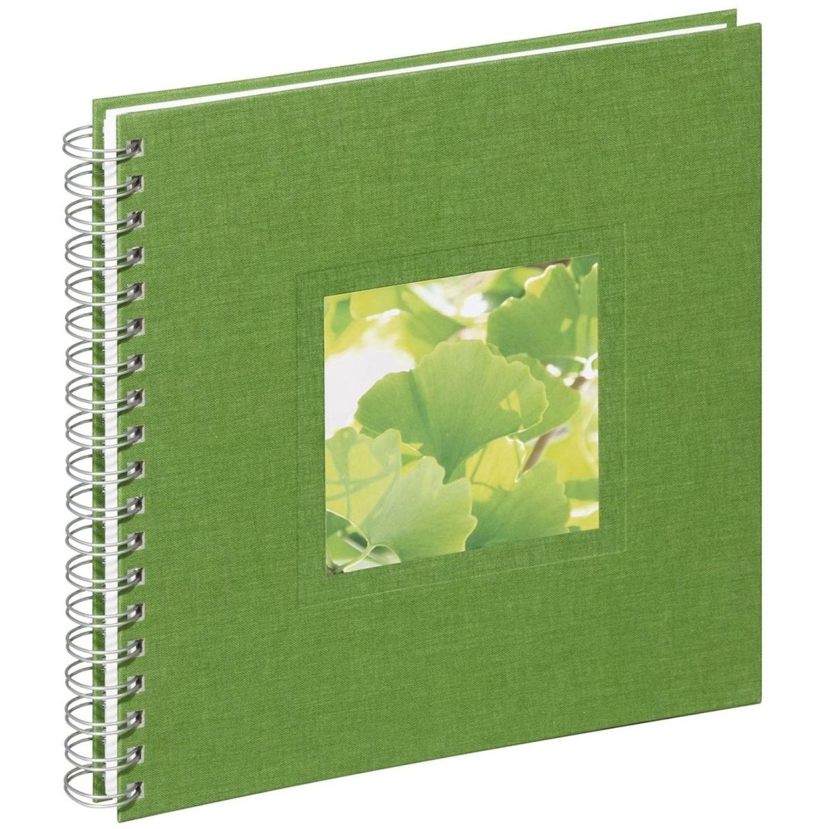 Pagna, Fotoalbum, Spiralalbum 24x25cm Nature Ginkgo grün 50 Seiten (24 x 25 cm)