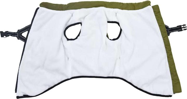 Actual product image vidaXL Dog coat with harness Waterproof (44, Dog coat)