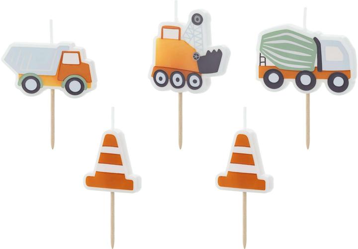 Partydeco Kerzen - Strassenarbeiten (5x)