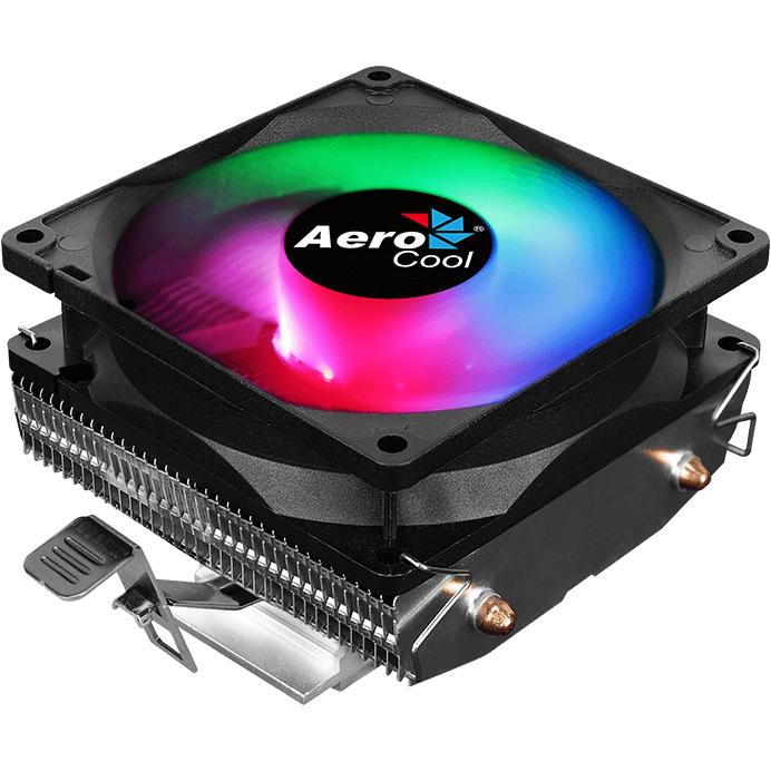 AeroCool Air Frost 2 Prozessor Kühler (78 mm), CPU Kühler, Schwarz