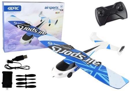 Lean Toys R/C 4D-G3 Flugzeug mit blauem Licht