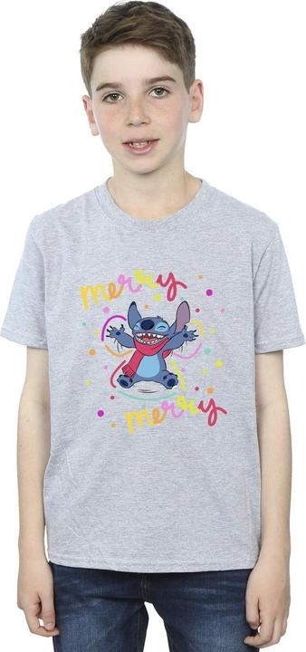 Immagine prodotto Disney Lilo & Stitch Merry Rainbow Maglietta Ragazzi (116)