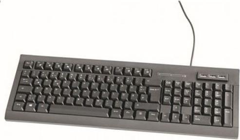 Image du produit Dacomex Clavier usb avec hub usb noir (ING. Int., Filaire)