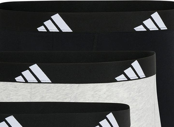 Immagine prodotto adidas Confezione da 6 pacchi di pantaloncini lunghi in cotone Active Flex / pantalone (XL, confezione da 6)