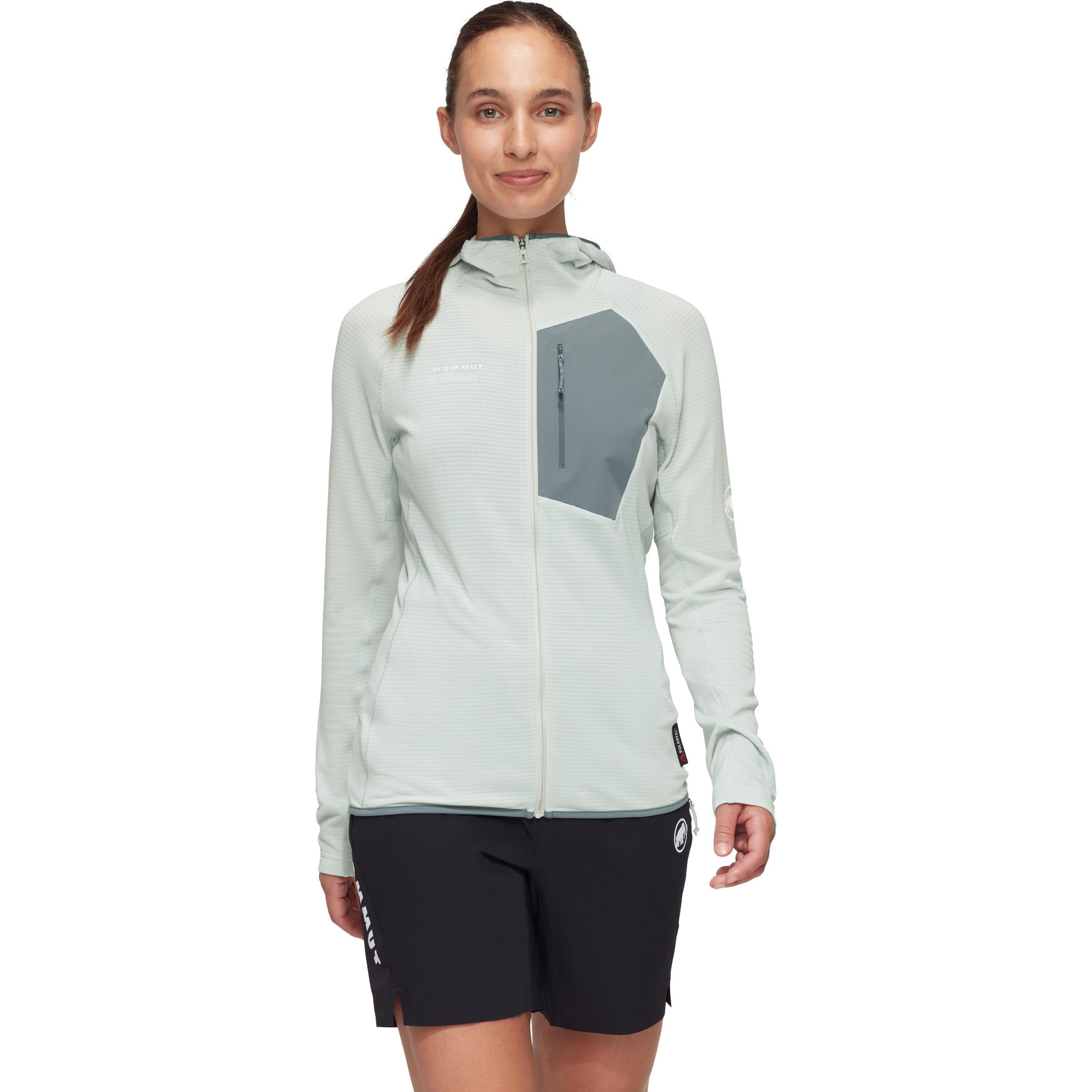 Thumbnail - Mammut, Damen, Jacke, Aenergy Light ML Hooded Jacket Women (L), Grau, L