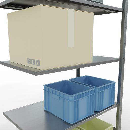 Image du produit Schulte Lagertechnik Système d'assemblage de rayonnages MULTIplus85 avec traverses de longueur