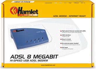 Productafbeelding Hamlet ADSL-modem met USB-interface