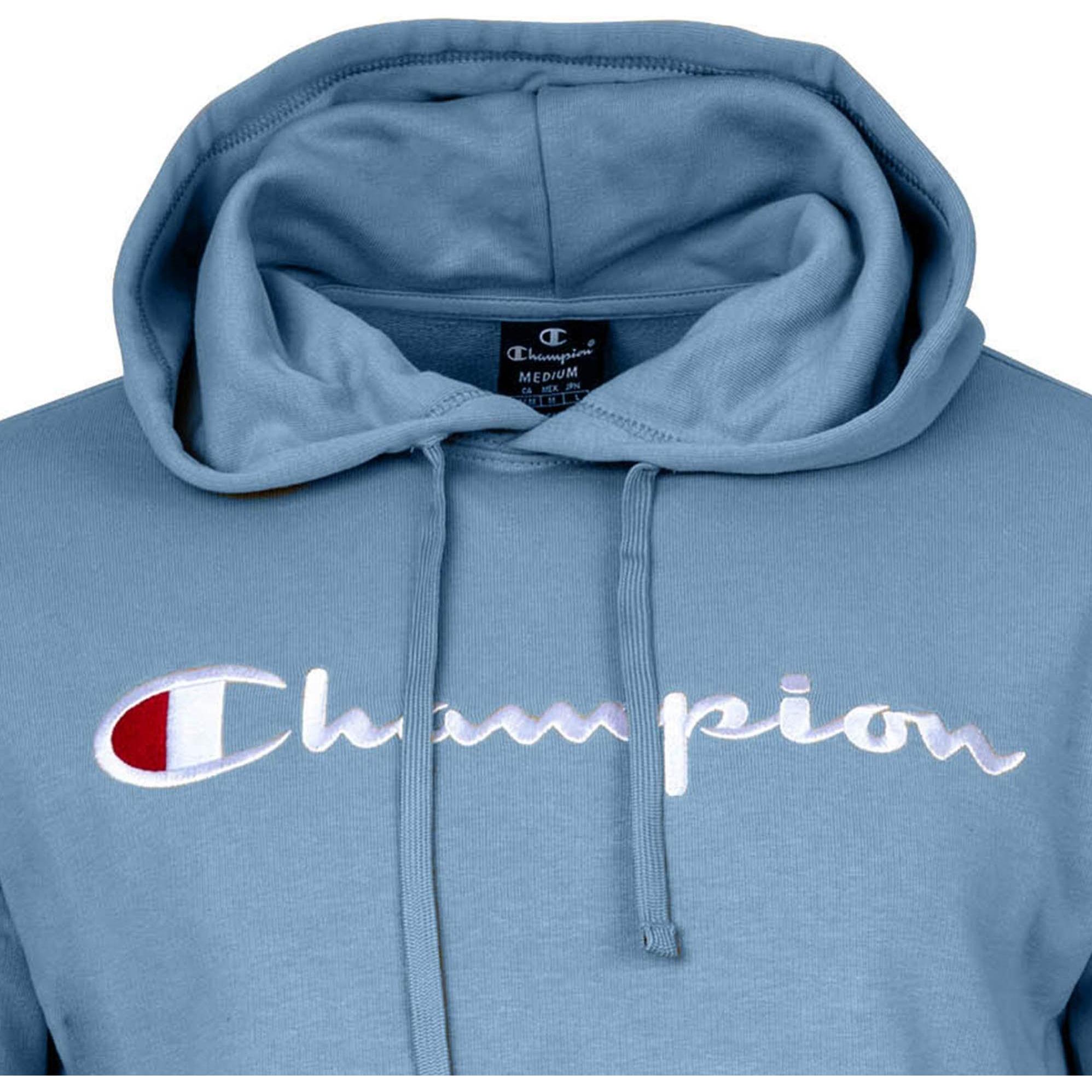 Thumbnail - Champion, Herren, Pullover, Sweatshirt Casual Locker sitzend Hooded Sweatshirt, Blau, (L)